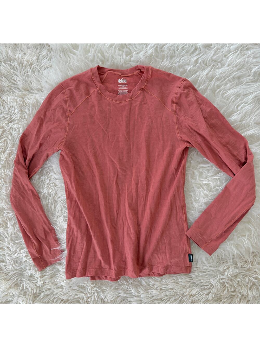 REI Girls 100% Merino Wool Baselayer Top, Size M (10-12)
